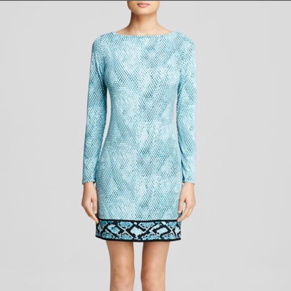 Michael Kors Dresses & Skirts - NWT Michael Kors Snakeprint Long Sleeve Dress - M